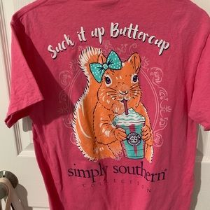 simply southern t shirt (SIZE M)